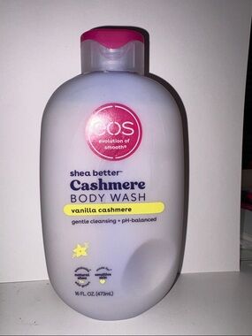eos Cashmere Body Wash in Pink & White